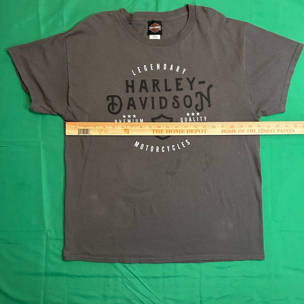 Harley-Davidson Charcoal Short Sleeve Tee with Black Logo